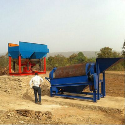금 광산 장비 금 세척 공장 소형 이동 트럼멜 스크린 용량에 따라
