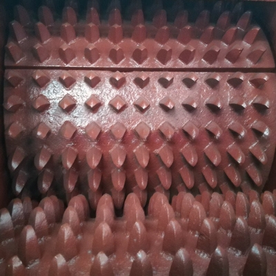 작은 실험실 유리 이중 롤러 분쇄기 조절 할 수 있는 방출 크기 0-40mm