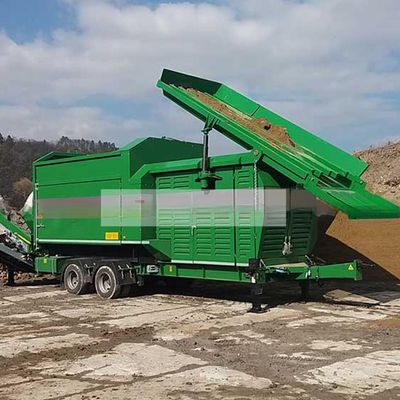 고 용량 GTS 1540 이동 트럼 스크린 콤포스트 로터리 드럼 스크린 판매