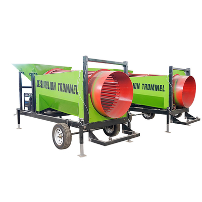 화목 텀블러 트럼블 스크린 시간당 50-500 톤 용량 및 3-45KW 전력