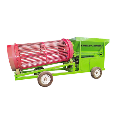 화목 텀블러 트럼블 스크린 시간당 50-500 톤 용량 및 3-45KW 전력
