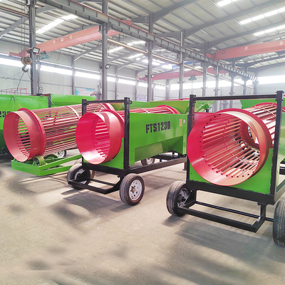화목 텀블러 트럼블 스크린 시간당 50-500 톤 용량 및 3-45KW 전력