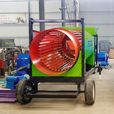 공급 수동 설치 청소를 위한 모바일 화목 트럼블 스크린