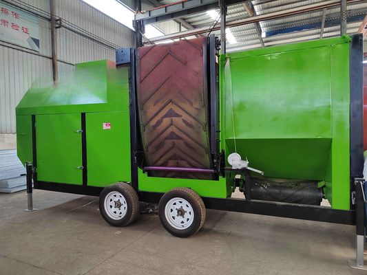 중력 분리자 자체 모바일 콤포스트 시트 벨트 컨베이어와 트럼멜 스크린 기계