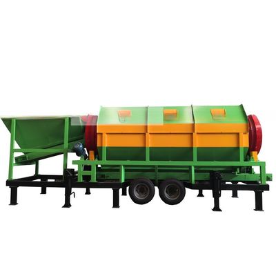 300mm 미만 먹이 크기 토양 모래 트럼블 스크리닝 기계 가루 비료