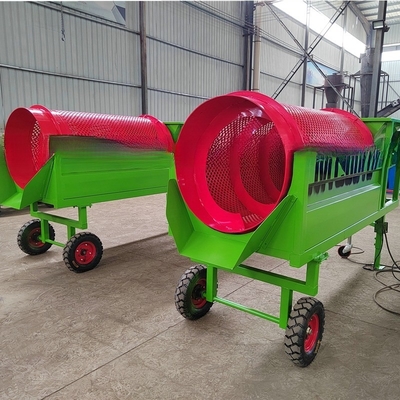 이동 트롬멜 스크린 520 KG 토양 상층 및 비료 검열 작업 용량