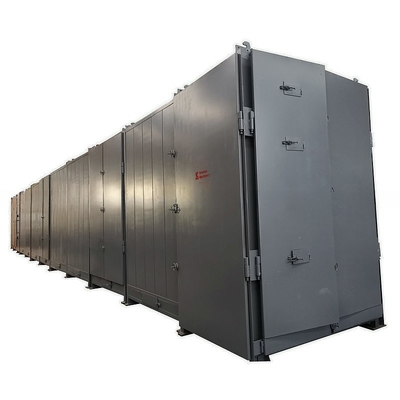 120-1200kg/h 증기 소비 석탄/나무탄 브리켓의 빠른 건조를 위한 건조 오븐