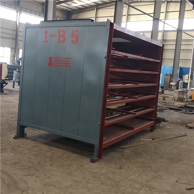 120-1200kg/h 증기 소비 석탄/나무탄 브리켓의 빠른 건조를 위한 건조 오븐