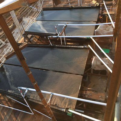 에너지 광산 산업용 유성 유리 알루미늄 합금 AU 6S 지진 흔들기 테이블