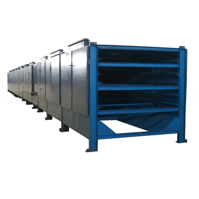 500-1000kg/h 탄소 강철 석탄 브리켓 체인 플레이트 드라이어 1 개의 썰매 벨트 드라이어