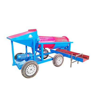 높은 용량 520 KG 용량 소 금 트럼블 5-10t / h 알루비얼 금 채굴