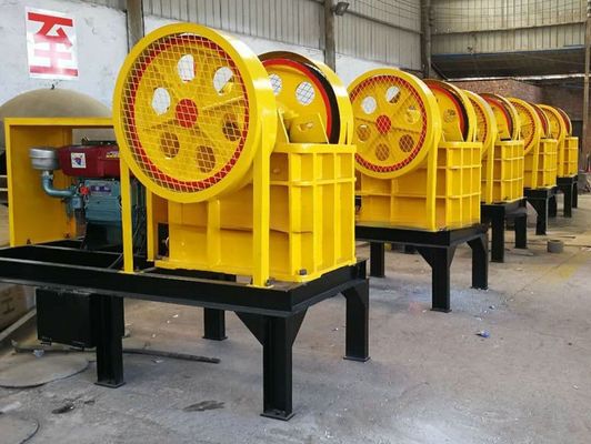 PE400x600 금 광석 돌 턱 분쇄 기계 30kw 제조 공장에서 출구