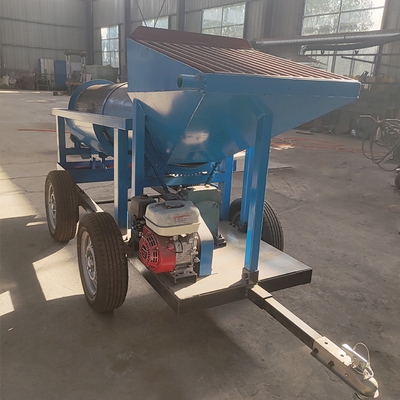 높은 용량 520 KG 용량 소 금 트럼블 5-10t / h 알루비얼 금 채굴