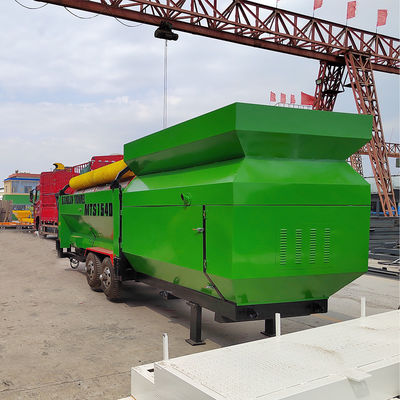 95% 효율성 쓰레기 배기 스크린 집용 폐기물 분류 장비 전체 세트