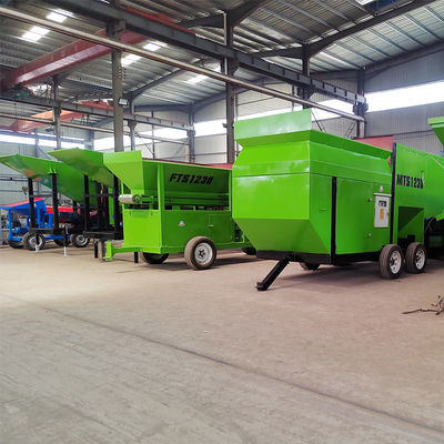 광산 기계용 2000kg 모바일 트럼 스크린 휴대용 로터리 드럼 세탁기