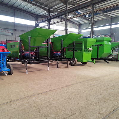 광산 기계용 2000kg 모바일 트럼 스크린 휴대용 로터리 드럼 세탁기