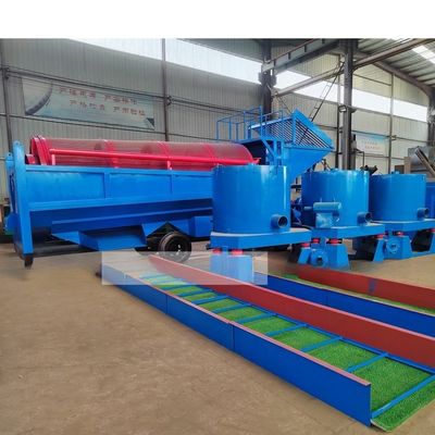 모바일 골드 세탁기 회전 트럼멜 스크린 3-30KW 블루 큰 할인 제공