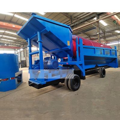 300mm 미만의 먹이 크기의 알루비얼 플래서 강 금 세탁 트럼블 스크린