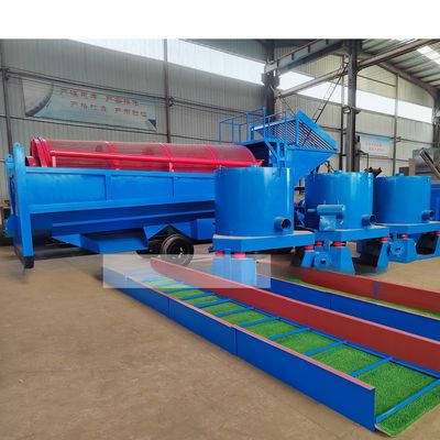 300mm 미만의 먹이 크기의 알루비얼 플래서 강 금 세탁 트럼블 스크린