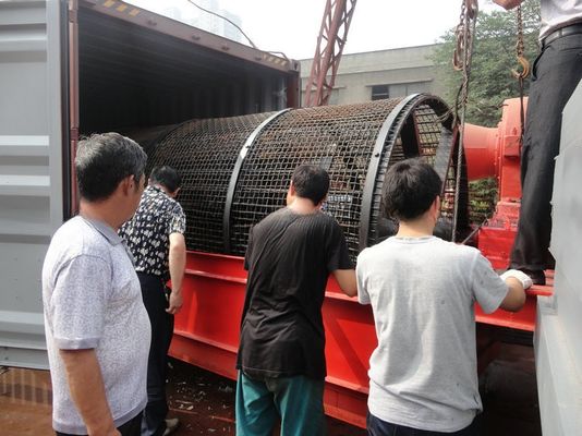 건설 공사 회전 트럼블 드럼 시프터 시브 드럼 스크리닝 기계 광산