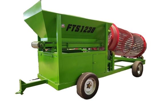 220V/380V 중량 소형 이동식 목재 칩 톱스먼지 바위 토양 돌 트럼멜 스크린