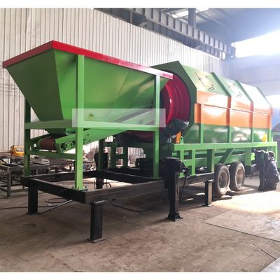 300mm 미만 먹이 크기 토양 모래 트럼블 스크리닝 기계 가루 비료