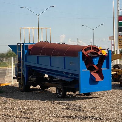 큰 규모의 퇴적 금 가공 공장을 위한 회전 스크린 금 채굴 장비