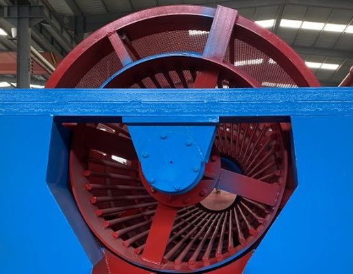 큰 규모의 퇴적 금 가공 공장을 위한 회전 스크린 금 채굴 장비