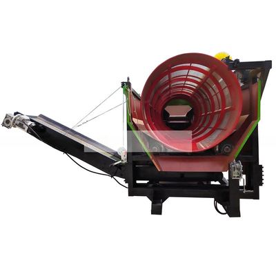 모바일 석탄 암석 금 모래 자갈 콤포스트 신올리온 전압의 트럼멜 스크린 기계