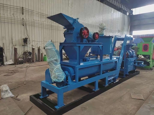 0.8-1.5t/H 용량 블루 코코넛 셸 나무 석탄 브리켓 라인 무료 설치