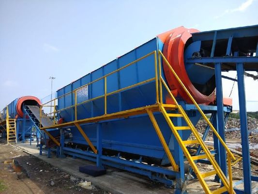 건설 공사 철강 금속 덩어리 분리를 위한 회전 자석 덩어리 스크린