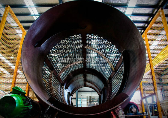 건설 공사 철강 금속 덩어리 분리를 위한 회전 자석 덩어리 스크린