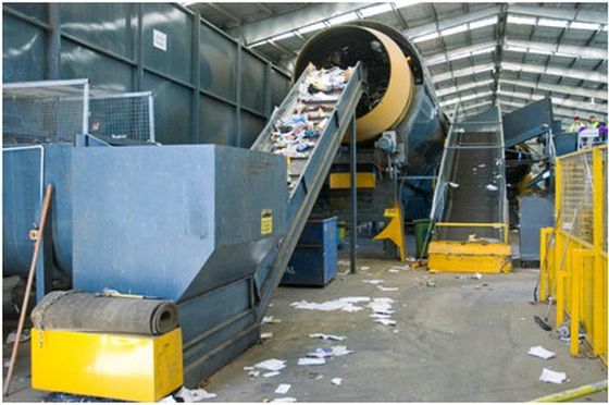 MSW 시골 폐기물 분류 기계 폐기물 재활용을 위한 폐기물 트럼블 스크린