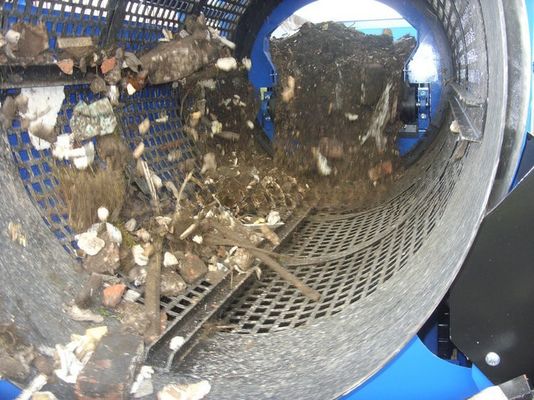 MSW 시골 폐기물 분류 기계 폐기물 재활용을 위한 폐기물 트럼블 스크린