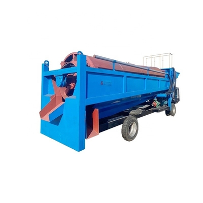80-150t/h 처리 용량 금 및 다이아몬드 광산에 사용되는 오리 시어링 트롬멜 스크린
