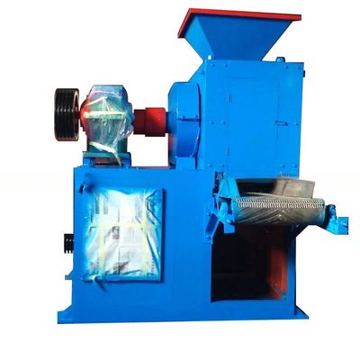 15-30% 물질 습도 Y120M-4 모터와 함께 이중 롤러 목탄 압축 기계