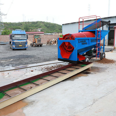 모바일 골드 트럼멜 스크린 머신 세탁 공장 사용자 정의 가능한 포장 / 그래픽 / 시브