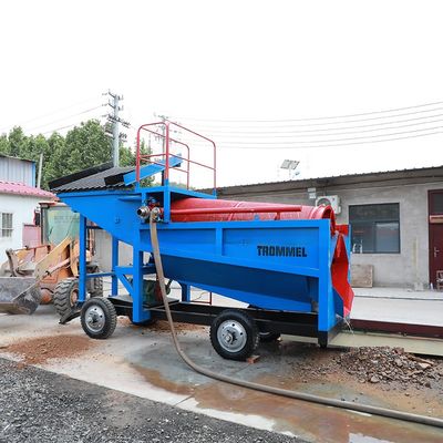 모바일 골드 트럼멜 스크린 머신 세탁 공장 사용자 정의 가능한 포장 / 그래픽 / 시브