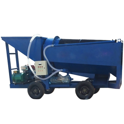 작은 처리 용량 강 드럼 회전 스크린 금 수집 분리기 1200 KG