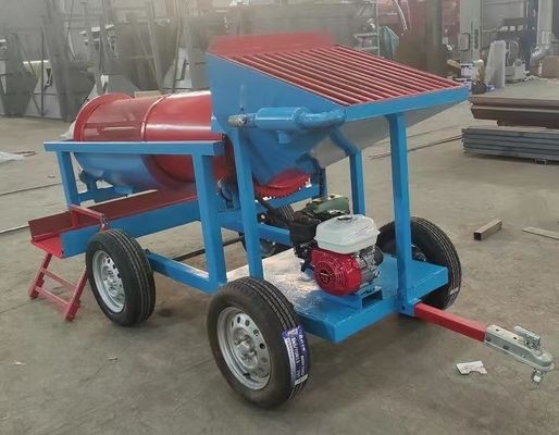 모바일 미니 소 금 세척 및 다이아몬드 세척 공장 휴대용 금 채굴 장비