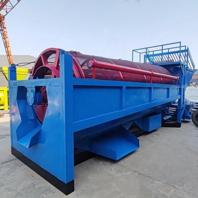 건설 공사에서 알루비얼 금 채굴을 위한 큰 용량 이동 트럼멜 스크린