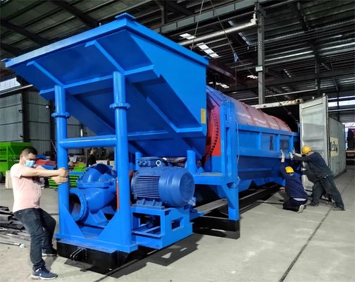 더블 스크린 모바일 골드 트럼멜 스크린 머신 세탁 플랜트