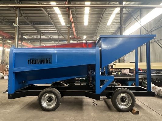 기능 스크리닝 에너지 광산 트럼멜 스크린 휴대용 미니 플랜트 심어 금