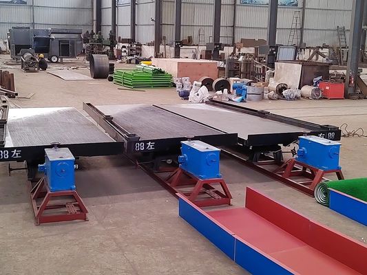 금 광석 분리를 위해 광물 분리 실험실 분기 테이블을 제작