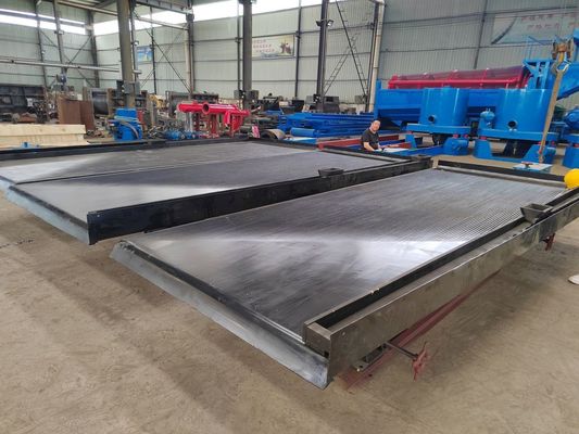 금 광석 분리를 위해 광물 분리 실험실 분기 테이블을 제작