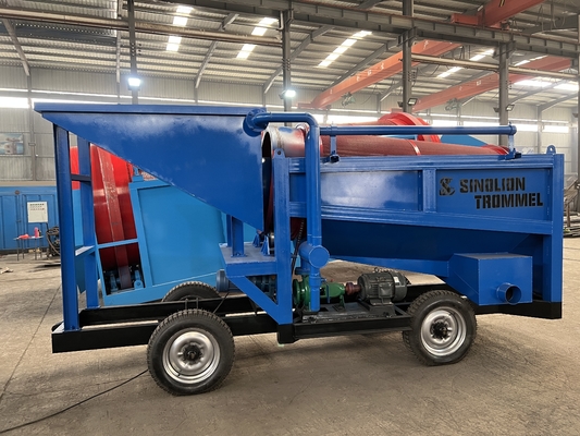 220V/380V/415V/480V 이동 금 모래 분리기 광업 트럼벨 기계 세탁 공장