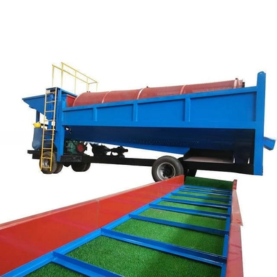 98% 효율성 금 분리 광산 트럼블 장비 6500 KG 금 세척 공장