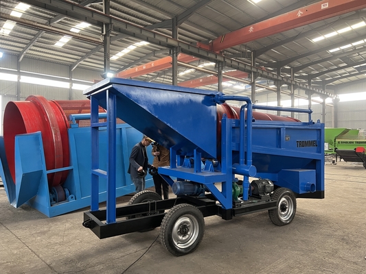 금 가공 트럼멜 스크린 공장 용량 1200 KG 소규모 광업에 적합