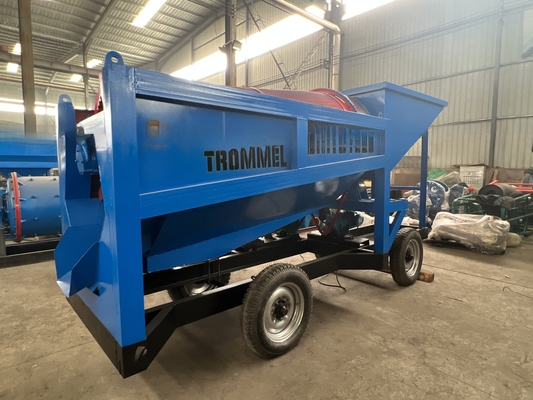 금 가공 트럼멜 스크린 공장 용량 1200 KG 소규모 광업에 적합