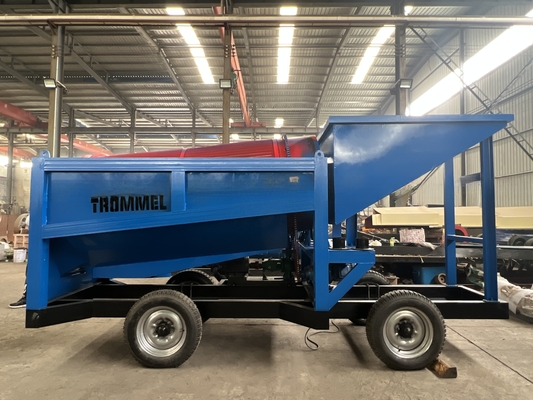 금 가공 트럼멜 스크린 공장 용량 1200 KG 소규모 광업에 적합